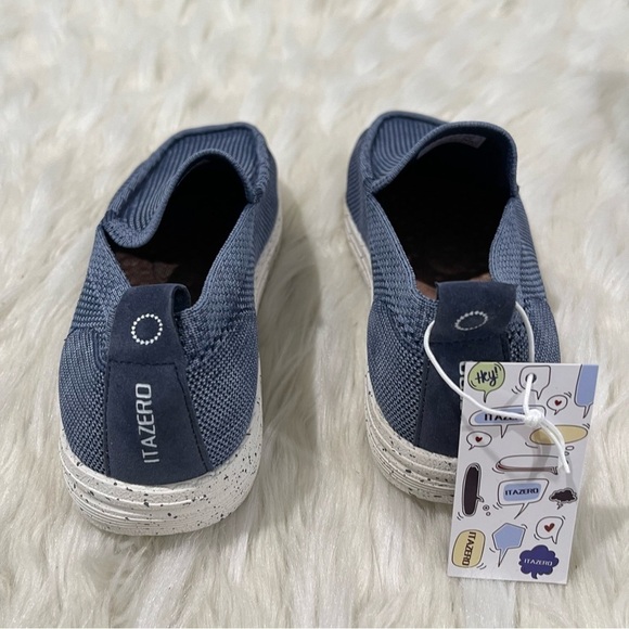 Boys Itazero Pacato Blue Loafer Slip son Size 4.5 US! - Picture 7 of 11